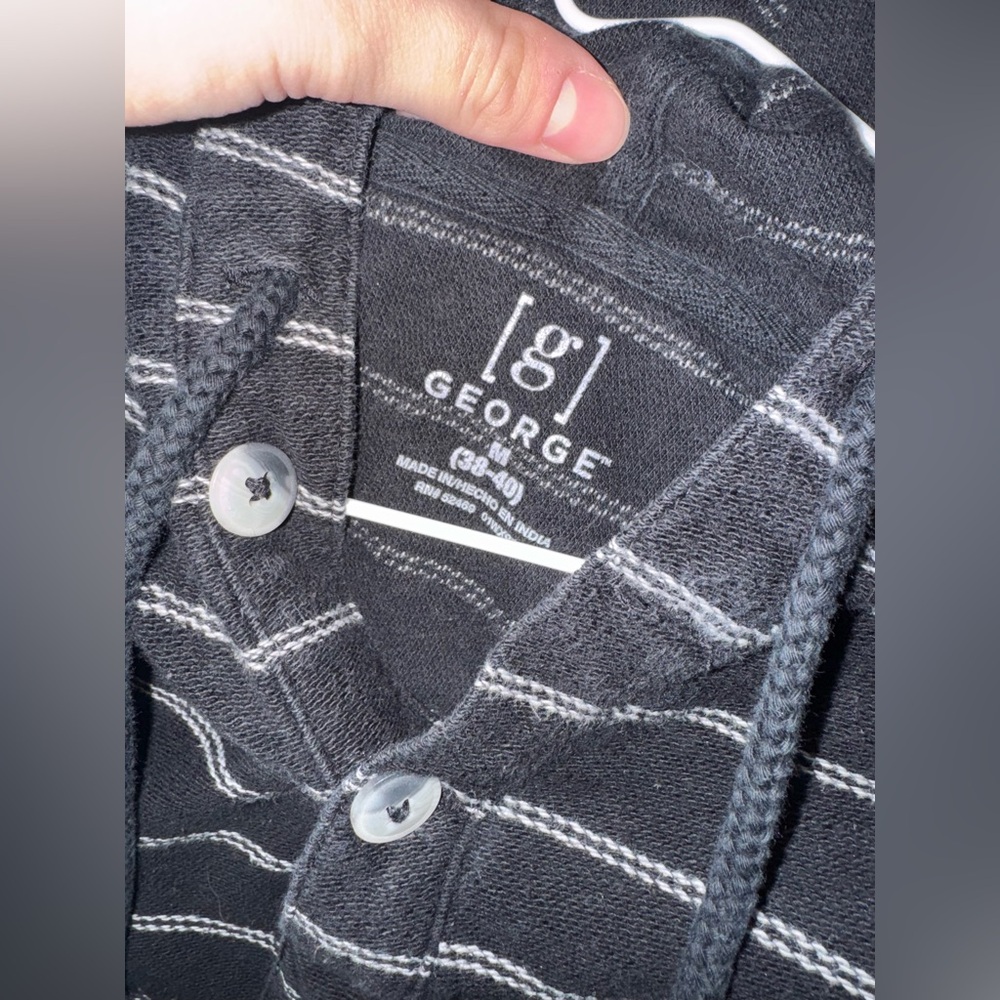 hoodie with buttons